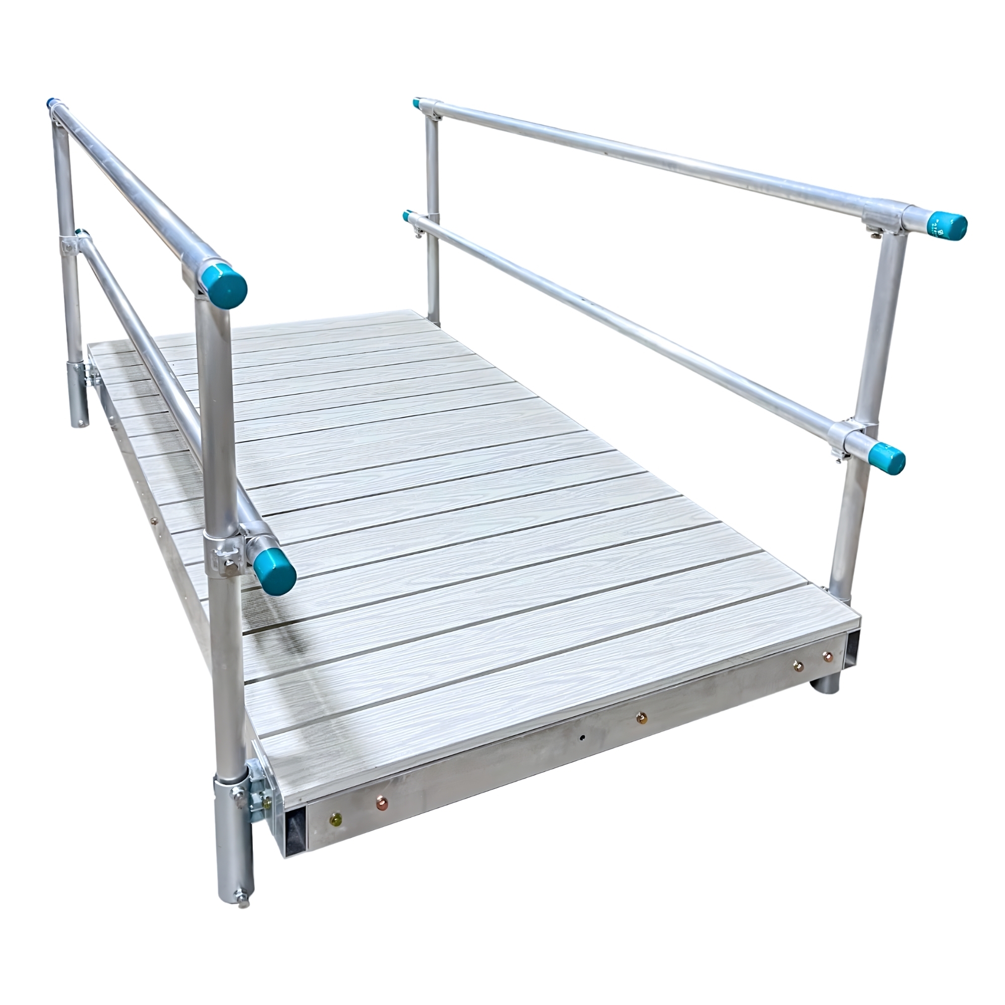 Patriot Docks 4'x8' Gangway Kit, Gray Aluminum Decking